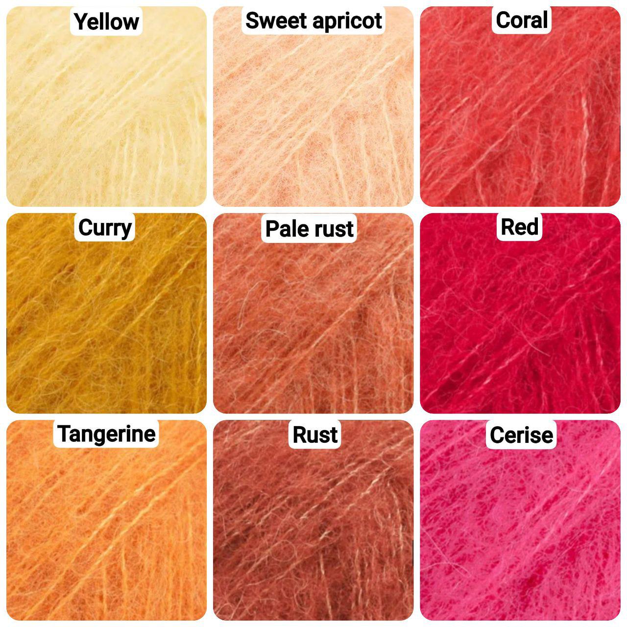 Drops brushed alpaca silk yarn